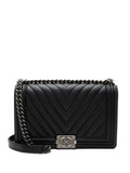 Chanel Pre Owned 2016 2017 Medium Boy Shoulder Bag — Same as shown — Size One Size — Front View