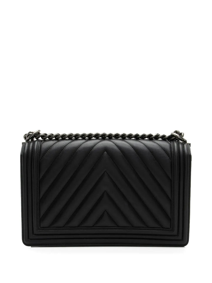 Chanel Pre Owned 2016 2017 Medium Boy Shoulder Bag — Same as shown — Size One Size — Side View