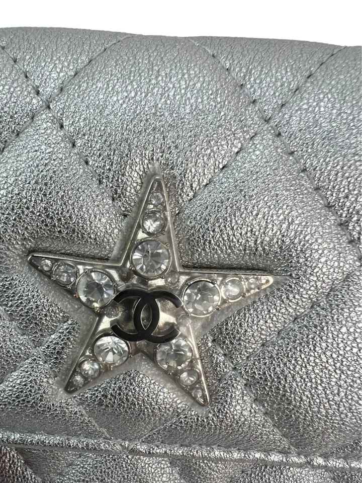 Chanel Pre Owned Quilted Star Flap Shoulder Bag — Same as shown — Size One Size — Detail View