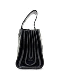 Chanel Pre Owned Mademoiselle Patent Leather Shulder Bag — Same as shown — Size One Size — Back View