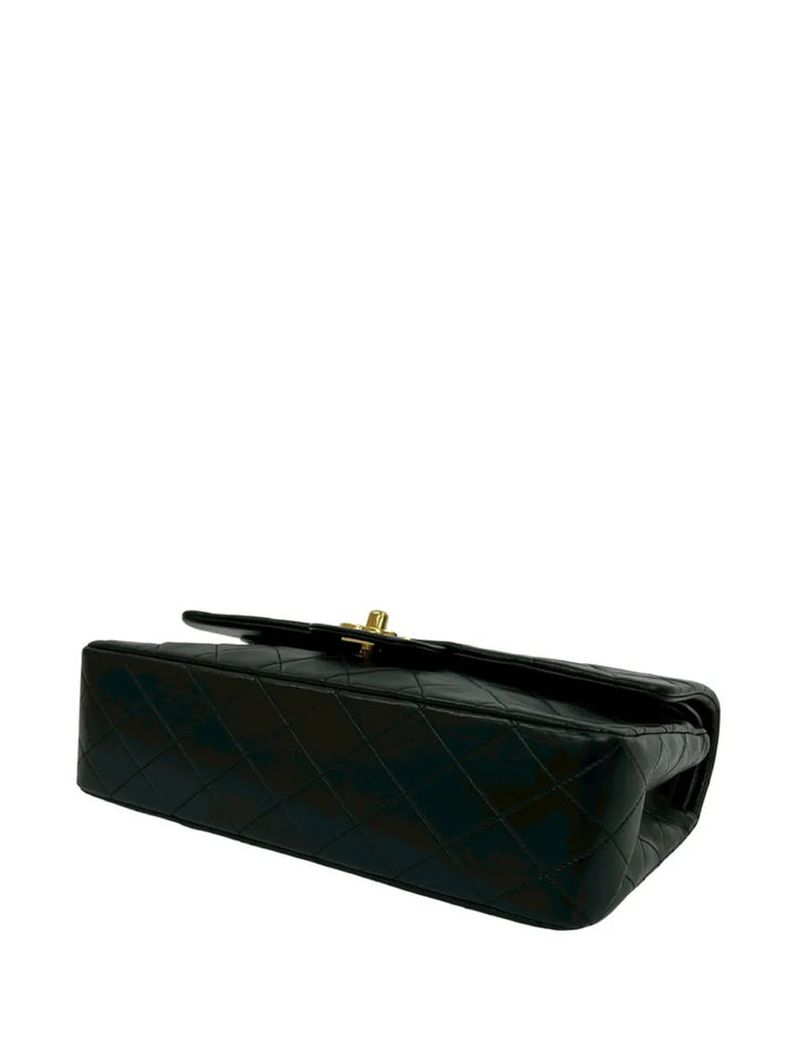 Chanel Pre Owned 1991 1994 Medium Classic Lambskin Double Flap Shoulder Bag — Same as shown — Size One Size — Lifestyle View