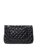 Chanel Pre Owned 2010 2011 Medium Classic Patent Double Flap Shoulder Bag — Same as shown — Size One Size — Top View