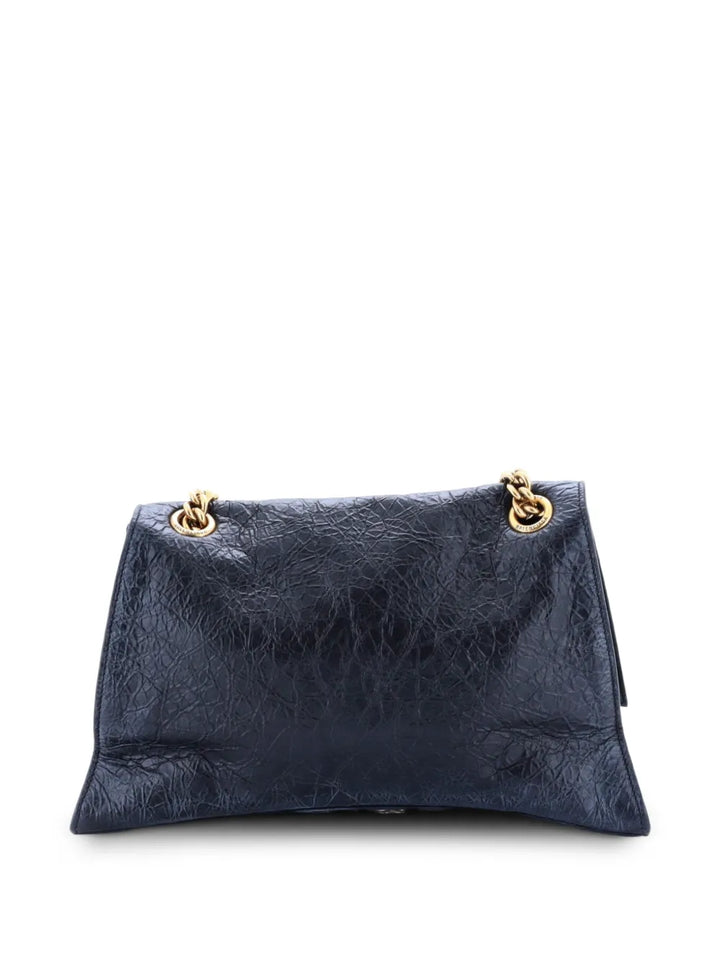 Balenciaga Pre Owned Crush Charm Chain Flap Bag Leather Medium Shoulder Bag — Same as shown — Size One Size — Side View