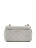 Chanel Pre Owned Resin Elegant Chain Flap Bag Quilted Lambskin Small Shoulder Bag — Same as shown — Size One Size — Side View