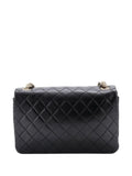 Chanel Pre Owned Westminster Tangled Pearl Chain Flap Bag Quilted Lambskin Medium Shoulder Bag — Same as shown — Size One Size — Side View