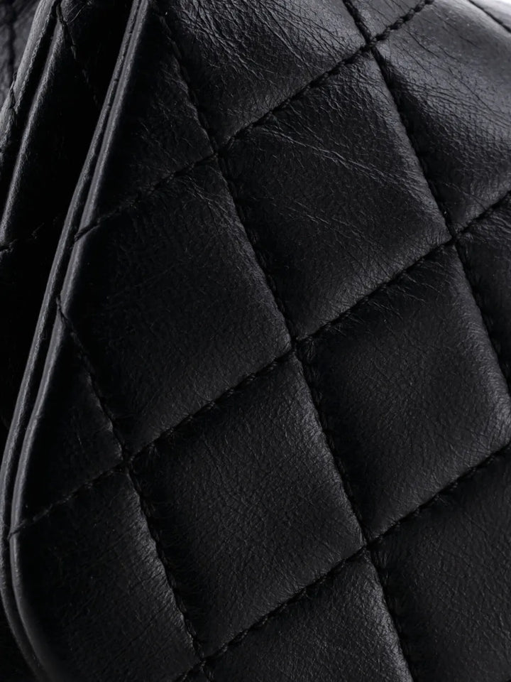 Chanel Pre Owned Westminster Tangled Pearl Chain Flap Bag Quilted Lambskin Medium Shoulder Bag — Same as shown — Size One Size — Detail View