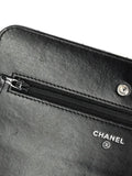 Chanel Pre Owned Airlines Wallet On Chain Quilted Printed Leather Shoulder Bag — Same as shown — Size One Size — Detail View