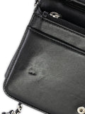 Chanel Pre Owned Airlines Wallet On Chain Quilted Printed Leather Shoulder Bag — Same as shown — Size One Size — Top View