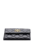 Chanel Pre Owned Card Holder With Padded Chain Strap Quilted Lambskin Shoulder Bag — Same as shown — Size One Size — Top View