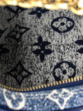 Louis Vuitton Pre Owned Loop Handbag Monogram Jacquard Denim Hobo Bag — Same as shown — Size One Size — Lifestyle View