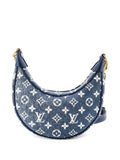 Louis Vuitton Pre Owned Loop Handbag Monogram Jacquard Denim Hobo Bag — Same as shown — Size One Size — Side View