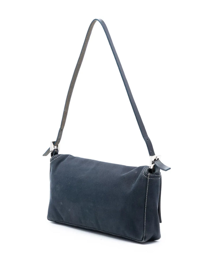 Fendi Pre Owned 2000 2010 Canvas Ff Marble Baguette Shoulder Bag — Same as shown — Size One Size — Back View