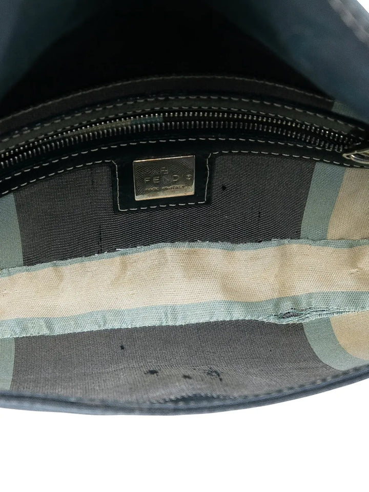 Fendi Pre Owned 2000 2010 Canvas Ff Marble Baguette Shoulder Bag — Same as shown — Size One Size — Detail View
