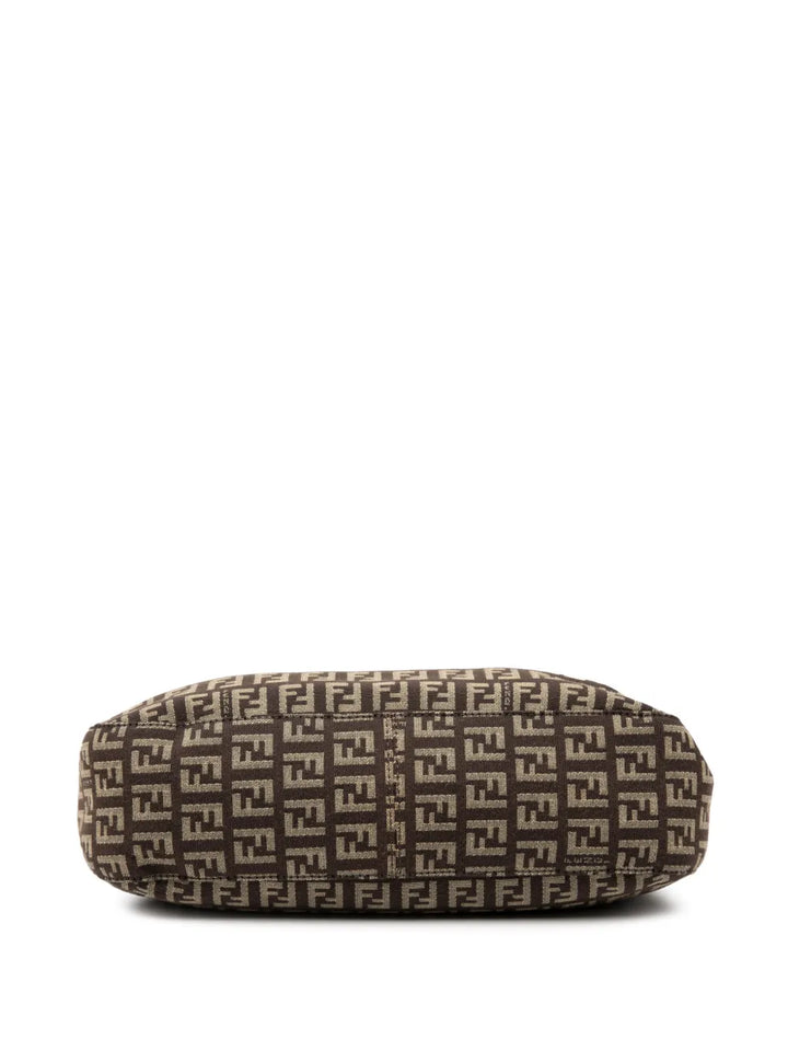 Fendi Pre Owned 2010 2025 Zucchino Canvas Shoulder Bag — Same as shown — Size One Size — Top View