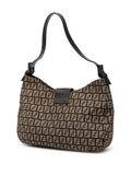 Fendi Pre Owned 2010 2025 Zucchino Canvas Shoulder Bag — Same as shown — Size One Size — Back View