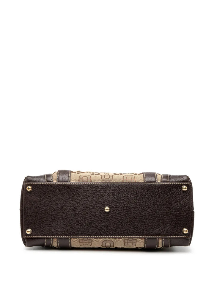 Gucci Pre Owned 2000 2015 Horsebit Canvas Shoulder Bag — Same as shown — Size One Size — Top View