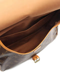 Louis Vuitton Pre Owned 1990 35 Saumur Monogram Shoulder Bag — Same as shown — Size One Size — Back View