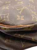 Louis Vuitton Pre Owned 1990 35 Saumur Monogram Shoulder Bag — Same as shown — Size One Size — Top View