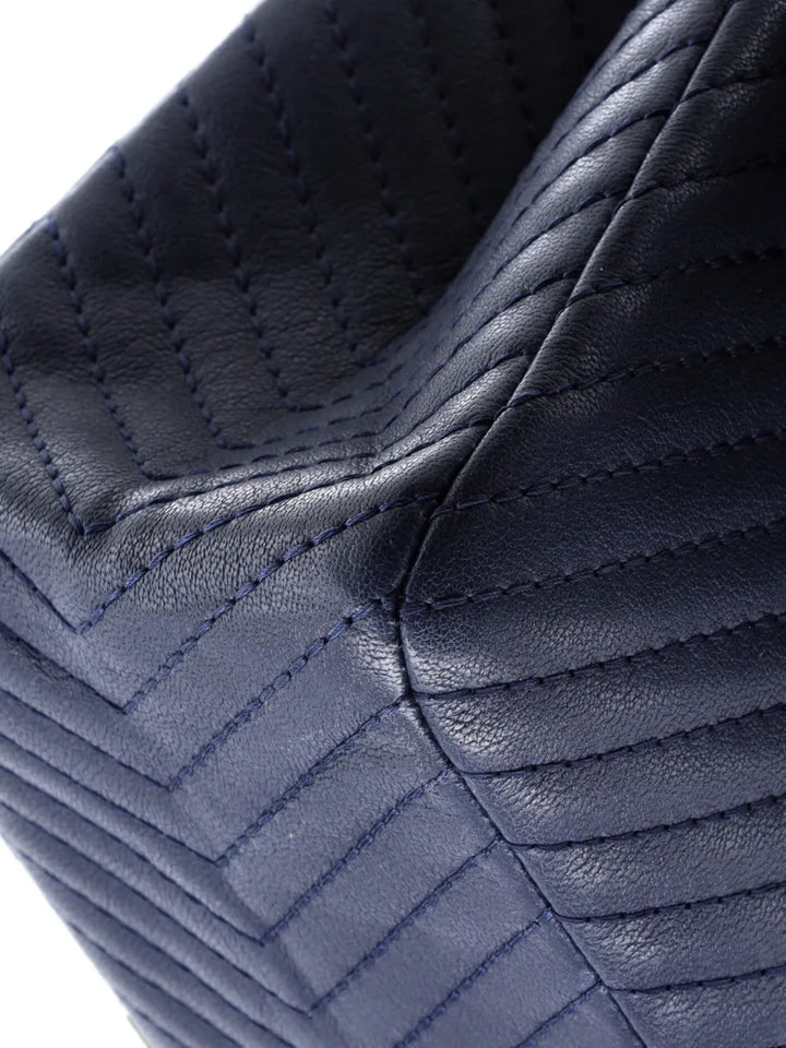 Chanel Pre Owned Reissue 255 Flap Bag Chevron Sheepskin 227 Shoulder Bag — Same as shown — Size One Size — Top View