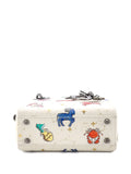 Christian Dior Pre Owned Lady Dior Bag Pixel Zodiac Printed Calfskin Mini Shoulder Bag — Same as shown — Size One Size — Back View