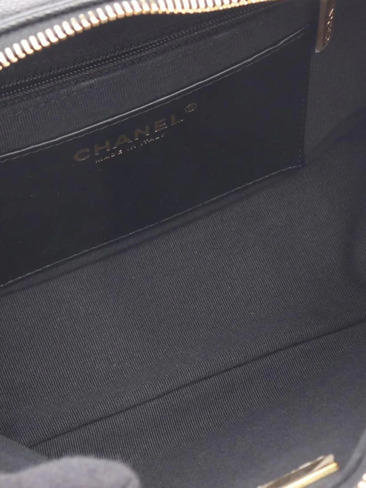 Chanel Pre Owned 2021 2026 Medium Caviar Cc Top Handle Vanity Case Shoulder Bag — Same as shown — Size One Size — Top View