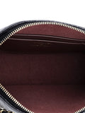 Chanel Pre Owned Cc Dome Zip Clutch With Chain Quilted Caviar Small Shoulder Bag — Same as shown — Size One Size — Top View