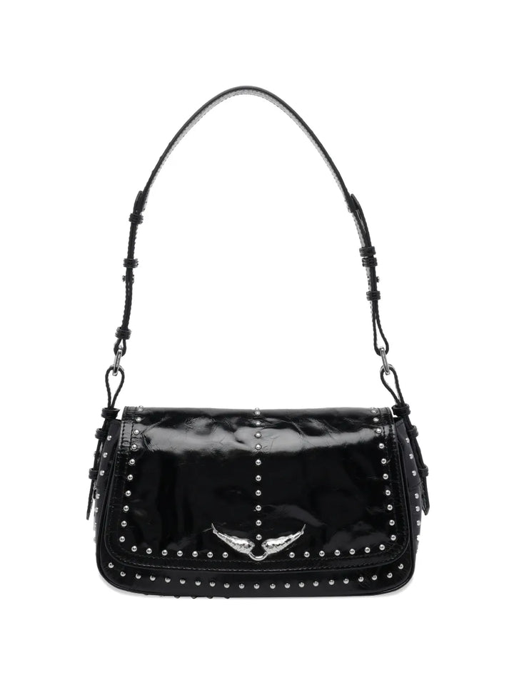 Zadigvoltaire Studs Removable Strap Shoulder Bag — Same as shown — Size One Size — Front View