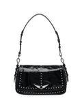 Zadigvoltaire Studs Removable Strap Shoulder Bag — Same as shown — Size One Size — Front View