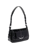 Zadigvoltaire Studs Removable Strap Shoulder Bag — Same as shown — Size One Size — Back View