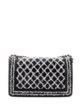 Chanel Pre Owned Boy Flap Bag Sequin Quilted Calfskin Old Medium Shoulder Bag — Same as shown — Size One Size — Side View
