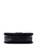 Chanel Pre Owned Boy Flap Bag Sequin Quilted Calfskin Old Medium Shoulder Bag — Same as shown — Size One Size — Top View