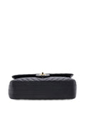 Chanel Pre Owned Classic Double Flap Bag Chevron Caviar Medium Shoulder Bag — Same as shown — Size One Size — Top View
