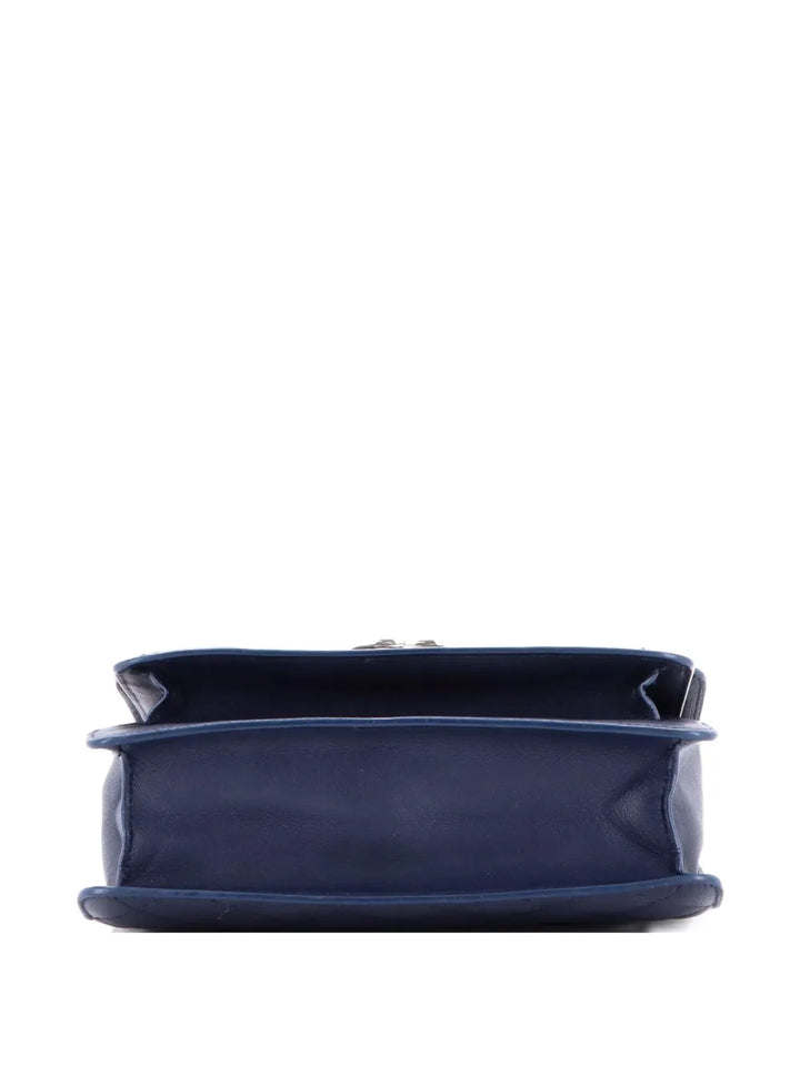 Chanel Pre Owned Cc Box Flap Bag Quilted Calfskin Small Shoulder Bag — Same as shown — Size One Size — Top View