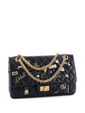 Chanel Pre Owned Lucky Charms Reissue 255 Flap Bag Quilted Aged Calfskin 225 Shoulder Bag — Same as shown — Size One Size — Back View