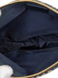 Christian Dior Pre Owned 2001 Mini Diorissimo Canvas Saddle Pochette Shoulder Bag — Same as shown — Size One Size — Detail View