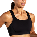 Brooks Convertible Sports Bra 2.0 — Black — Size 32D — Front View
