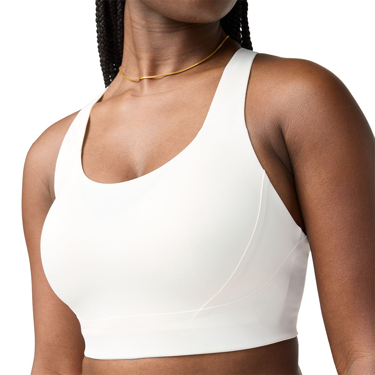 Brooks Limitless Racerback Bra — Black — Size 32B — Front View