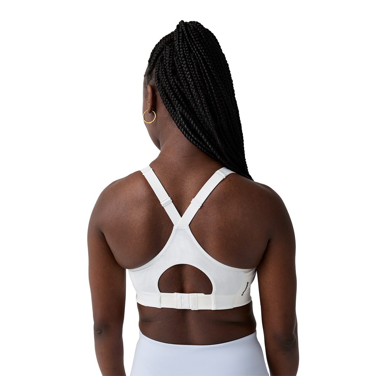 Brooks Limitless Racerback Bra — Black — Size 32B — Back View