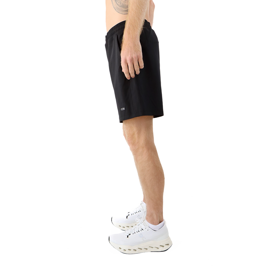 F2R Mens Lightstreme 7" Short — Black — Size Small — Top View