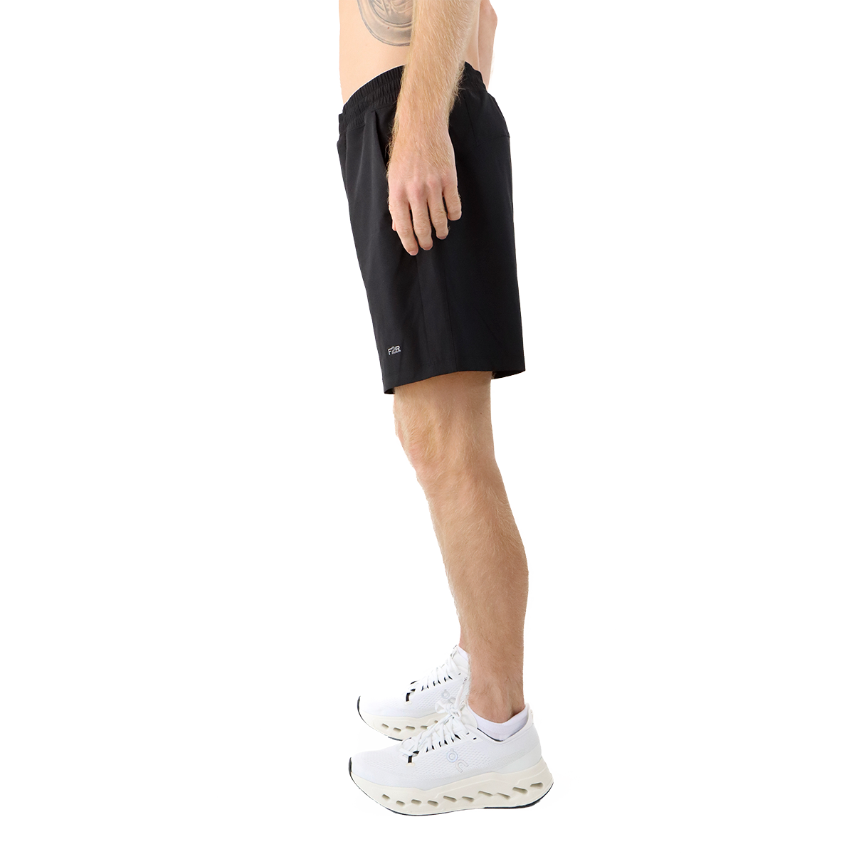 F2R Mens Lightstreme 7" Short — Black — Size Small — Top View