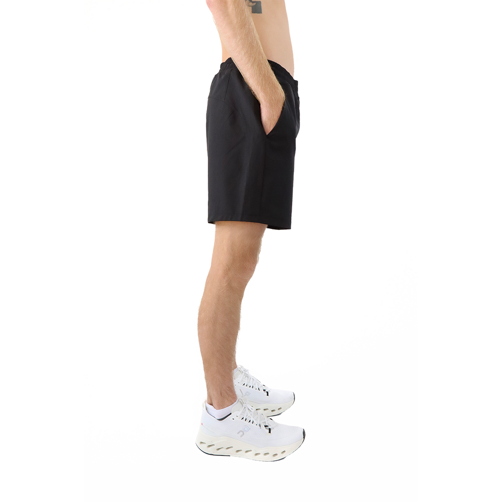 F2R Mens Lightstreme 7" Short — Black — Size Small — Side View
