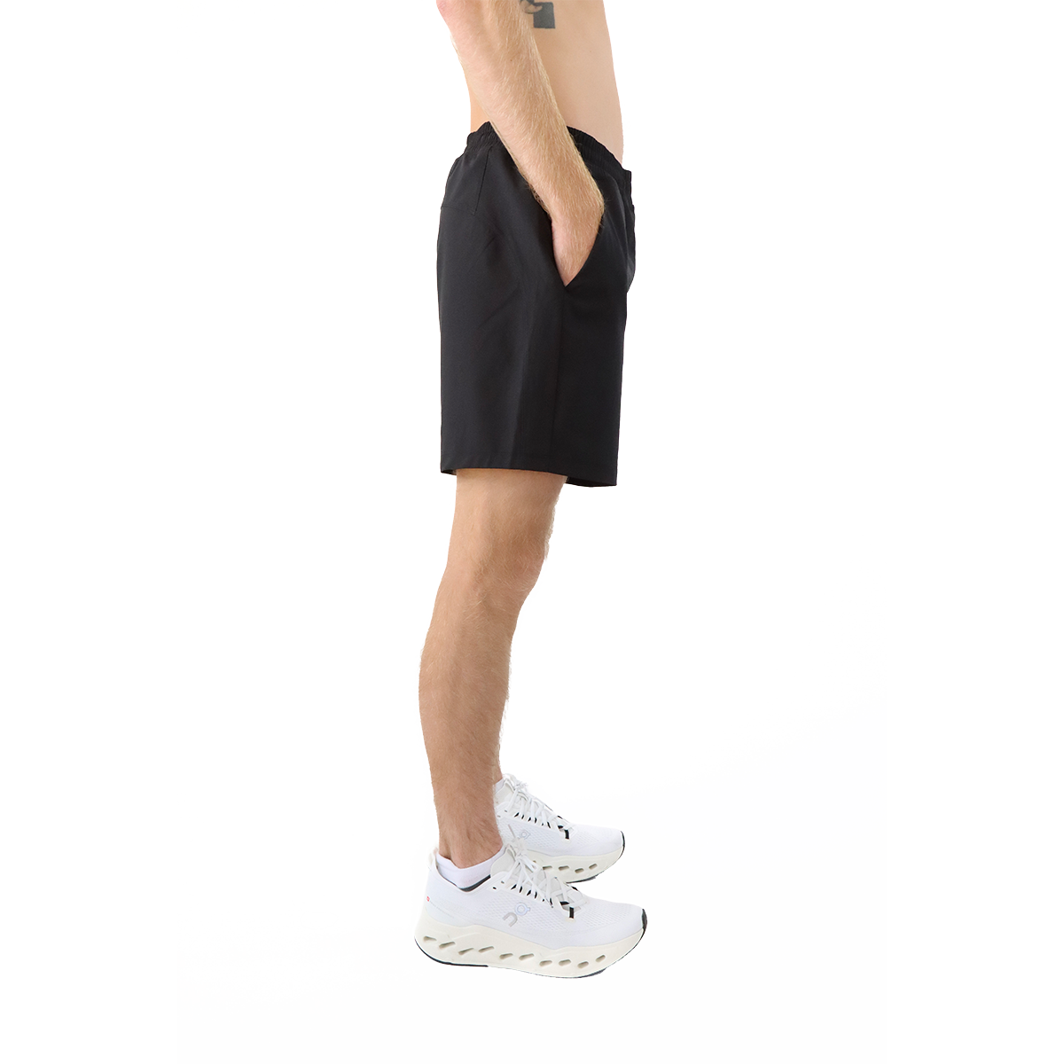 F2R Mens Lightstreme 7" Short — Black — Size Small — Side View