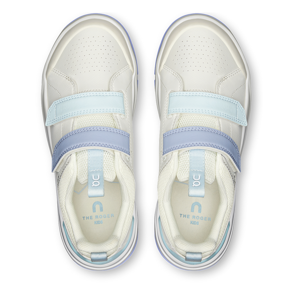 ON THE ROGER Kids — White - Limelight — Size C — Width 10.5 — Back View