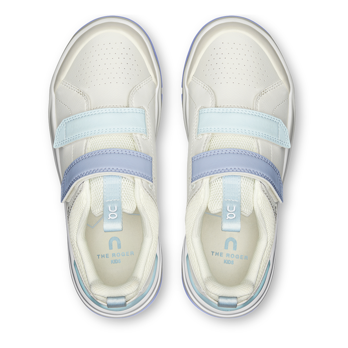 ON THE ROGER Kids — White - Limelight — Size C — Width 10.5 — Back View