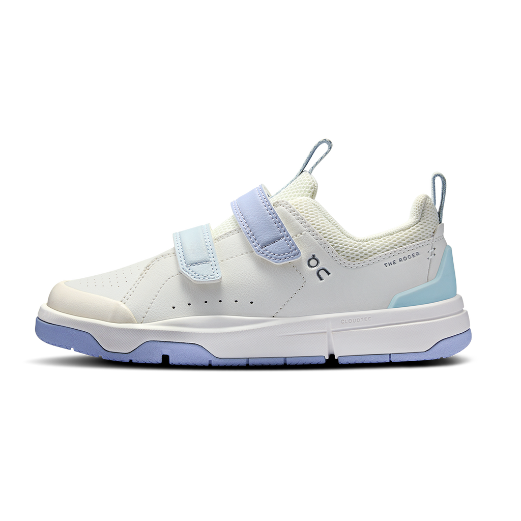 ON THE ROGER Kids — White - Limelight — Size C — Width 10.5 — Side View