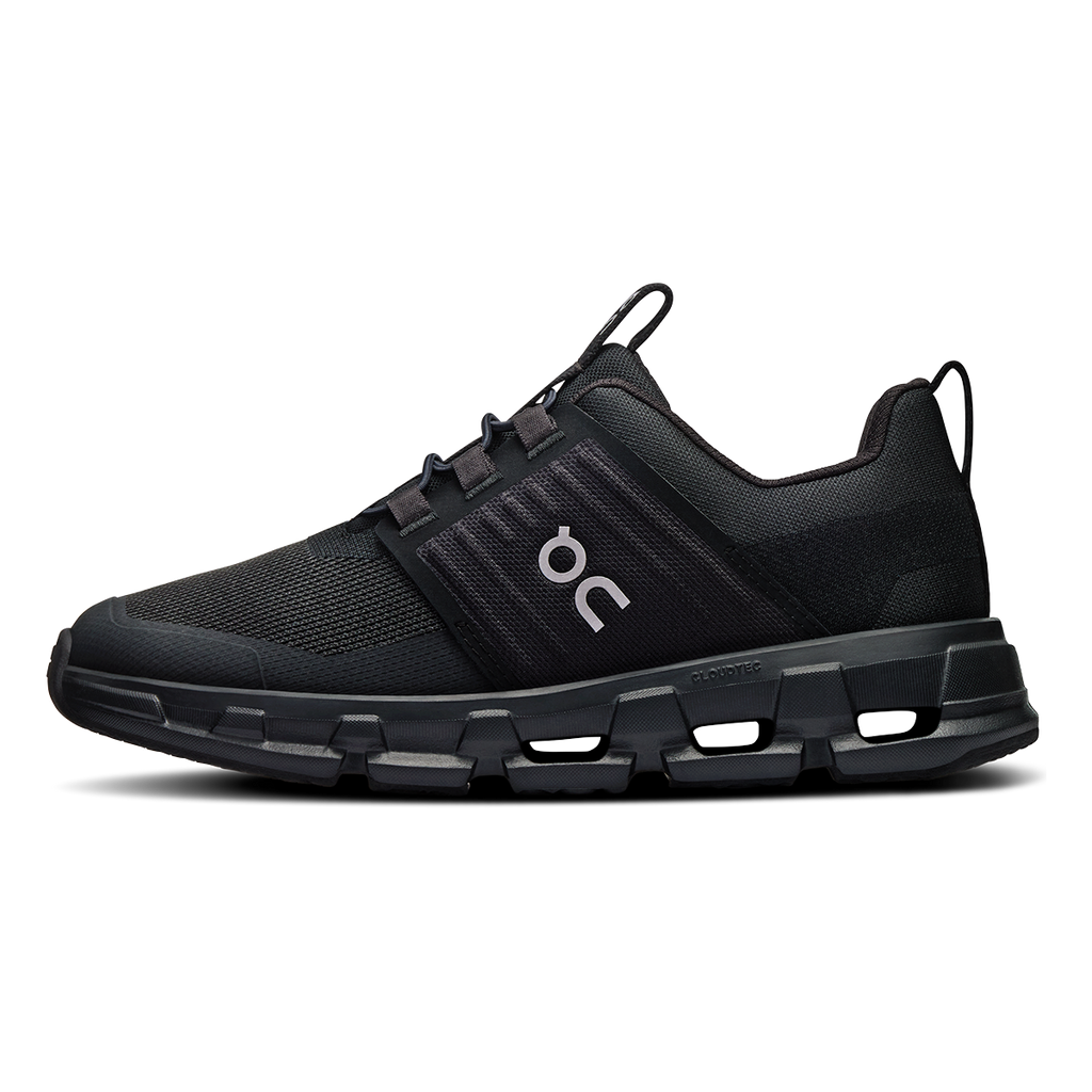 ON Cloudswift Kids — All Black — Size C — Width 10.5 — Lifestyle View