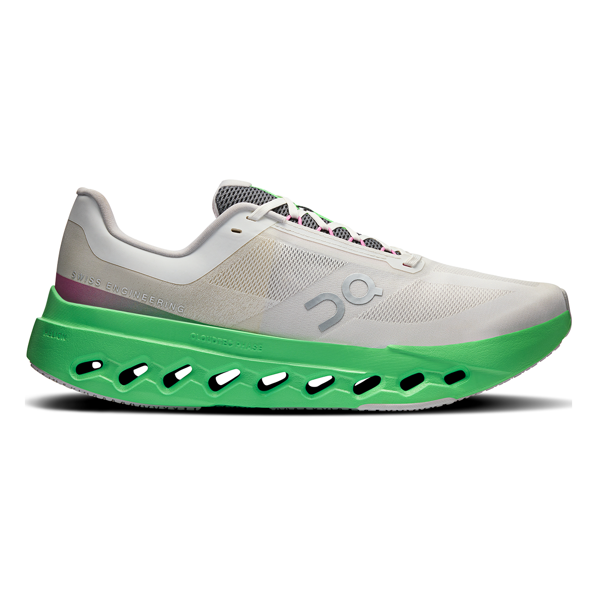 ON Cloudsurfer Next — Glacier - White — Size D — Width 10 — Front View