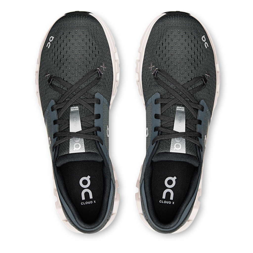 ON Cloud X V4 — Black - Eclipse — Size D — Width 10 — Alternate View 11