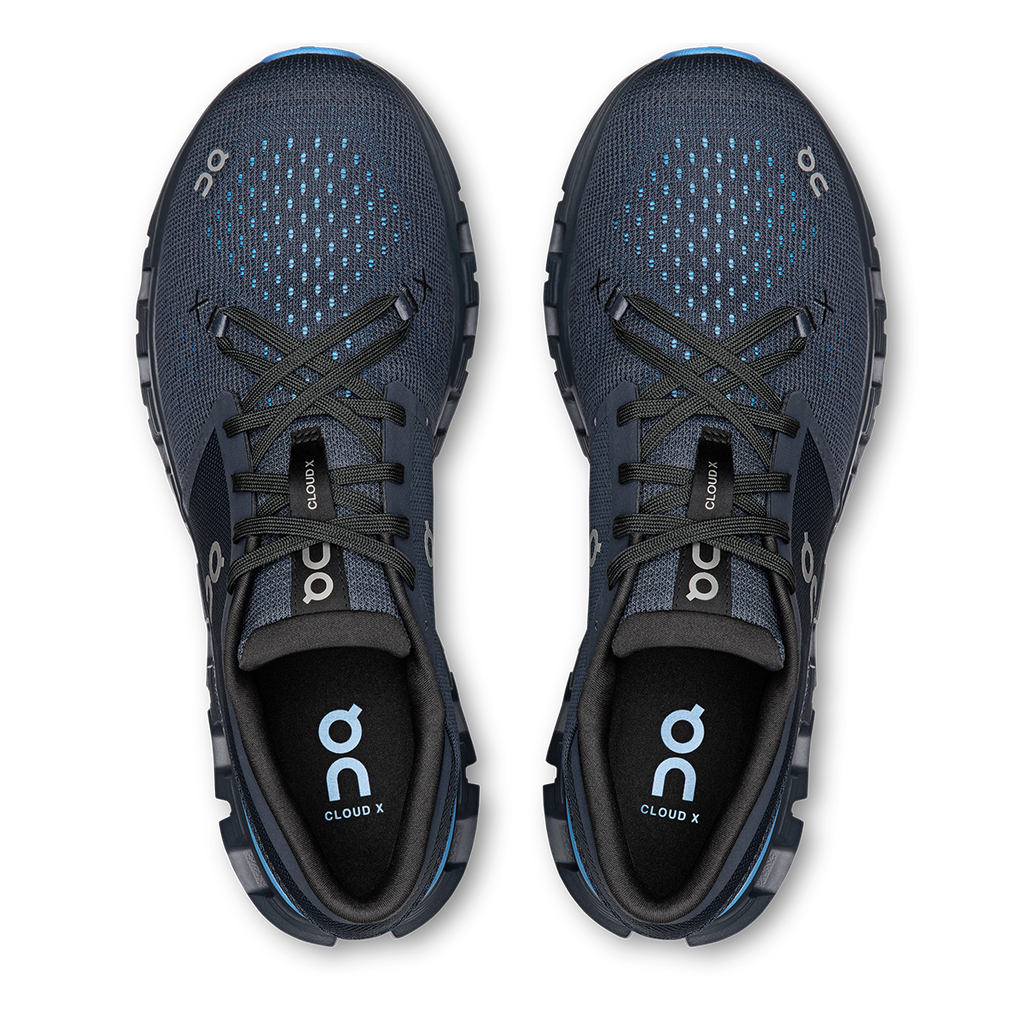 ON Cloud X V4 — Black - Eclipse — Size D — Width 10 — Alternate View 7