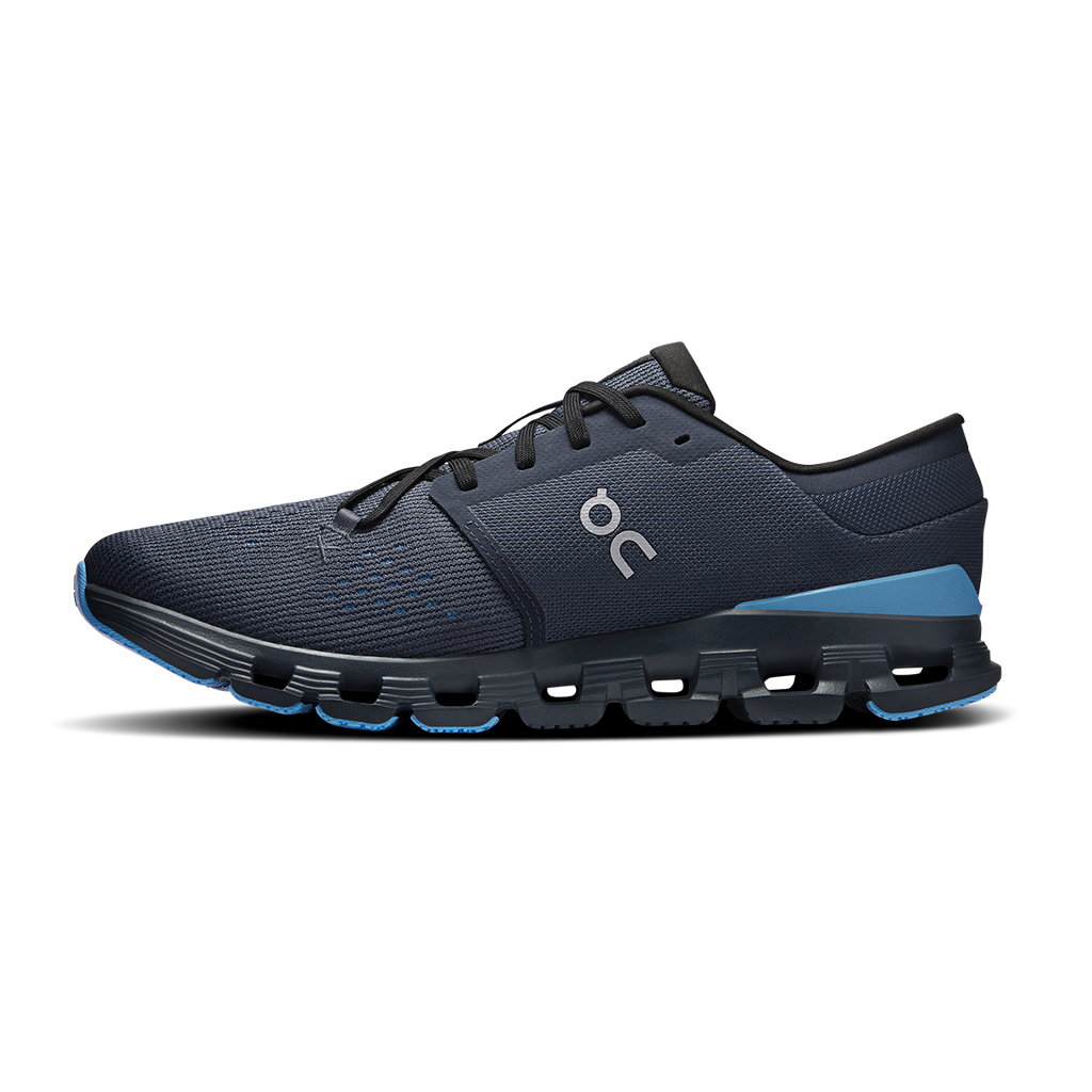 ON Cloud X V4 — Black - Eclipse — Size D — Width 10 — Lifestyle View